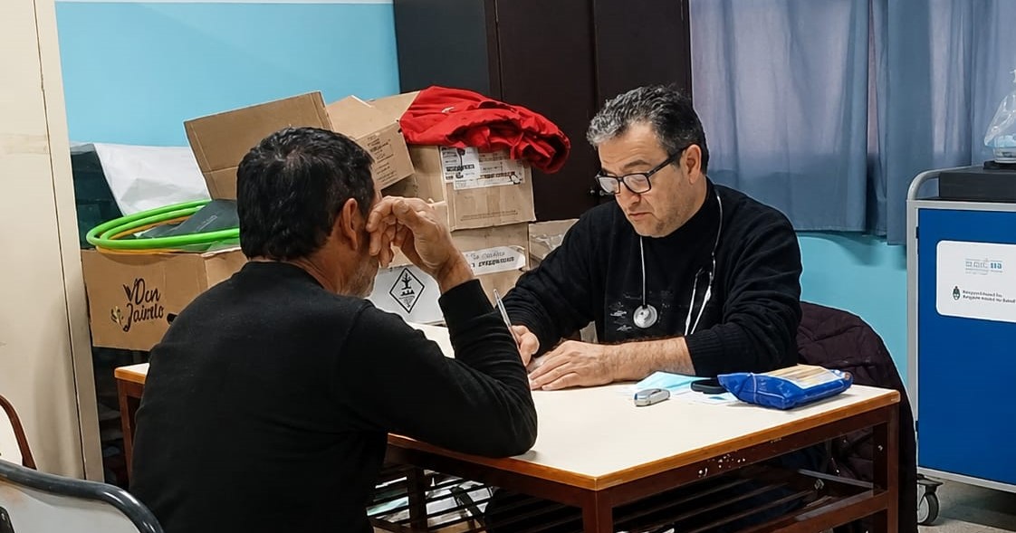 Caucete: el Dr. Bernal realizó un nuevo operativo sanitario en La Planta