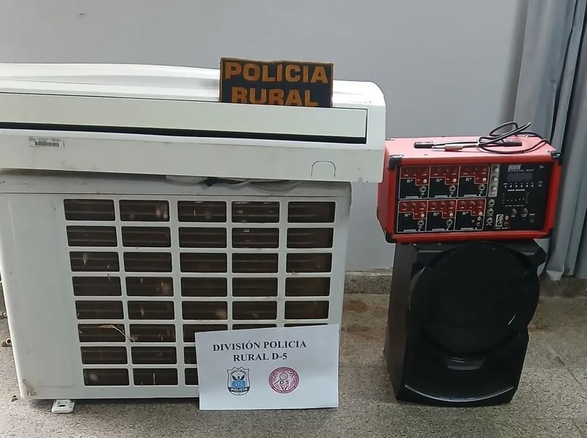 Caucete: recuperaron un aire acondicionado robado en un centro de salud