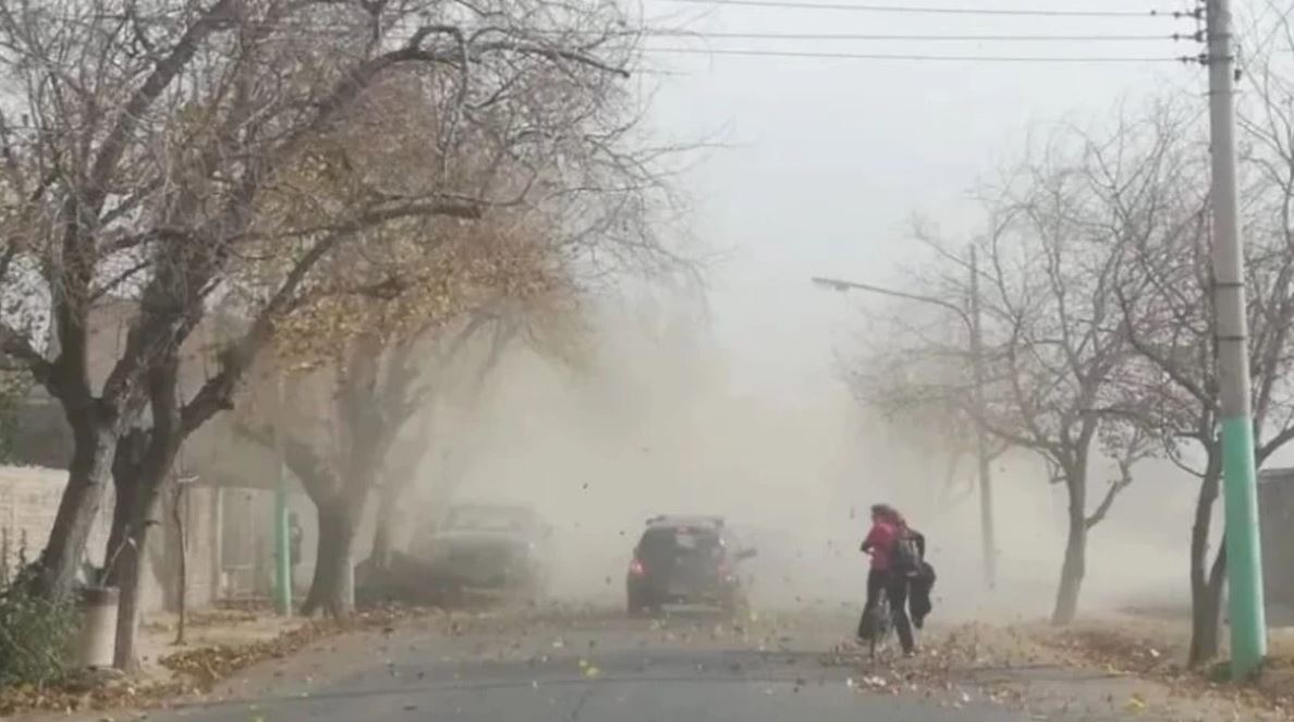 Emitieron un alerta por viento Zonda