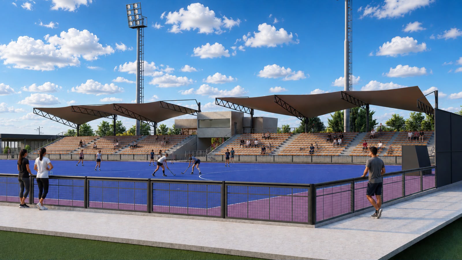 Orrego anunció la construcción del primer Estadio de Hockey sobre Césped de la provincia