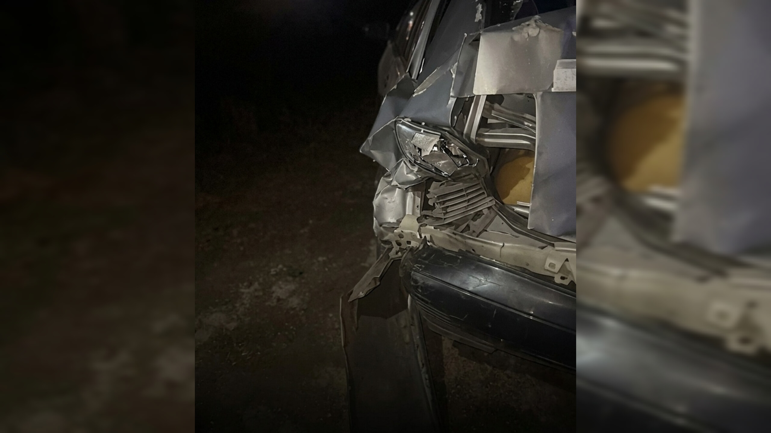Caucete: fuerte choque en Ruta 20, el otro auto se dio a la fuga