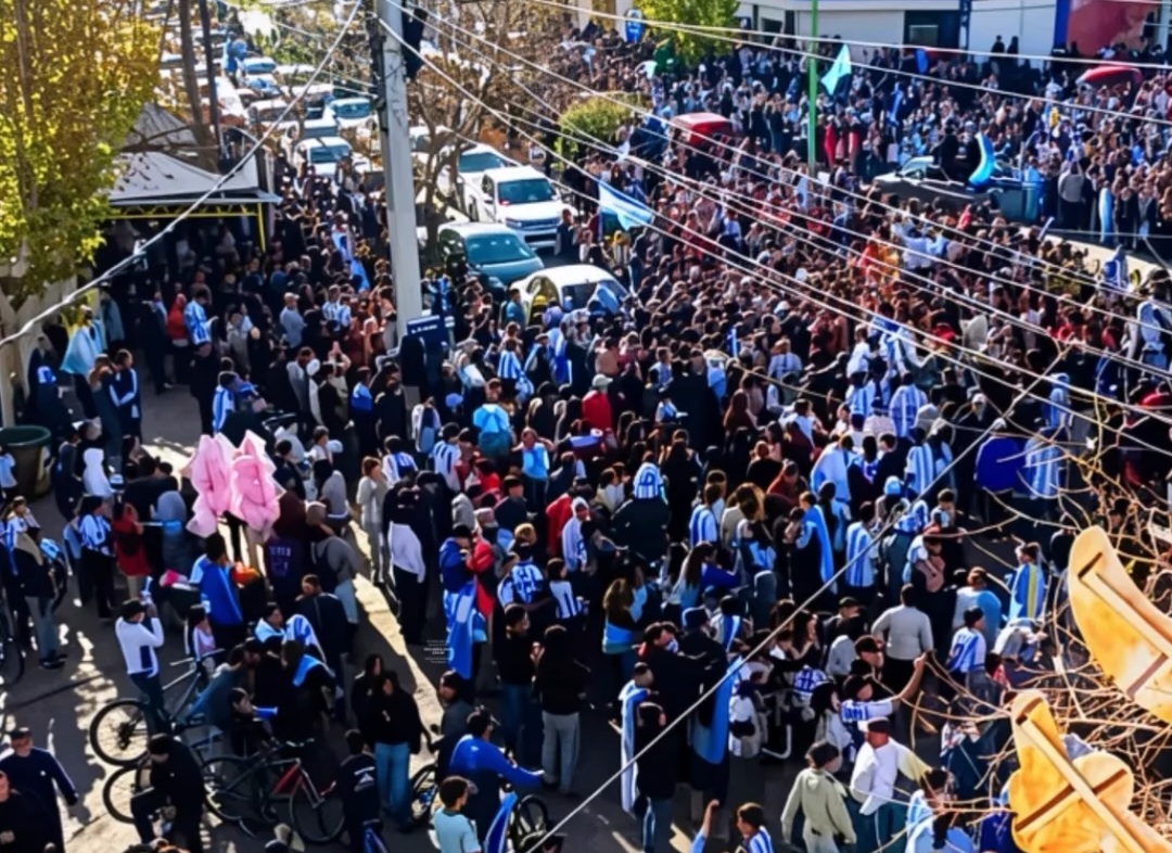Caucete: la celebración mundialista, terminó en batalla campal