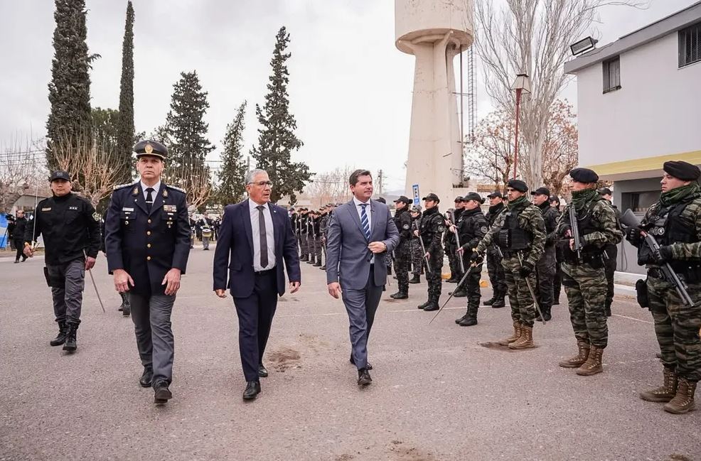 Orrego encabezó el acto por el Día del Agente Penitenciario
