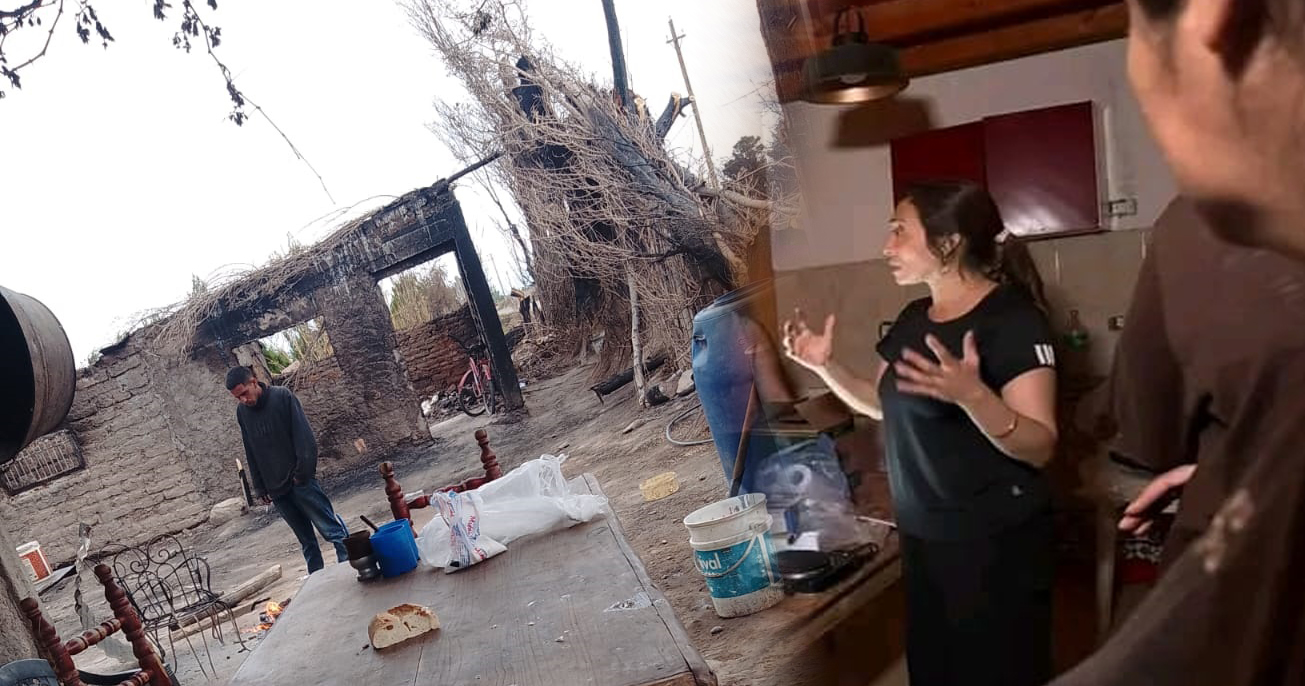 Caucete: familias que se les incendiaron las viviendas, siguen esperando que Rosas cumpla con su palabra