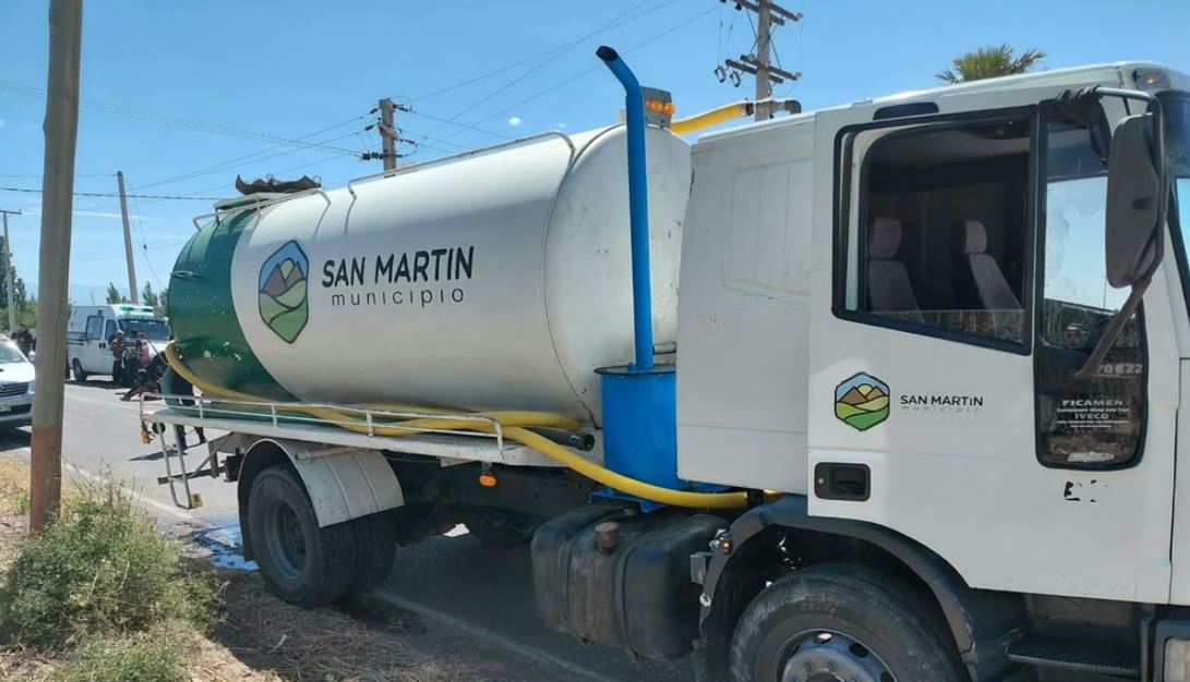 Accidente fatal: un camión del municipio de San Martín embistió a un joven 13 años y murió